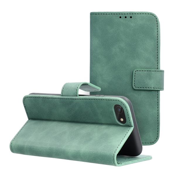 Etui z klapką na iPhone 7 / 8 / SE 2020 / SE 2022 Tender Book zielone