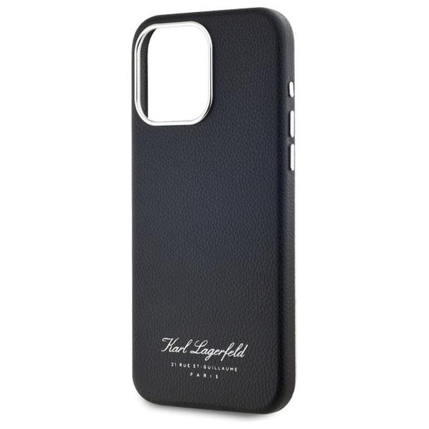 KARL LAGERFELD futerał do IPHONE 15 Pro Max KLHCP15XPGWCMKHK (FW PU Hotel RSG) black