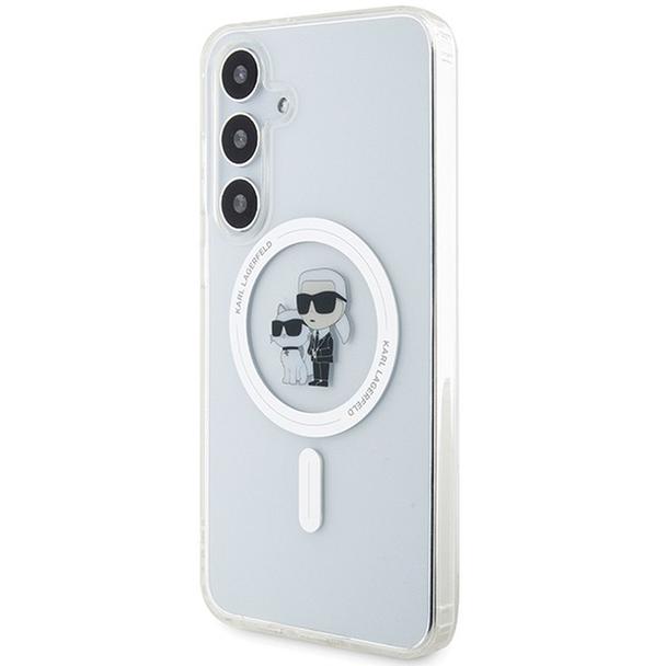 KARL LAGERFELD futerał do SAMSUNG S24 Plus KLHMS24MHGKCNOT (MAGSAFE IML KC) transparentny