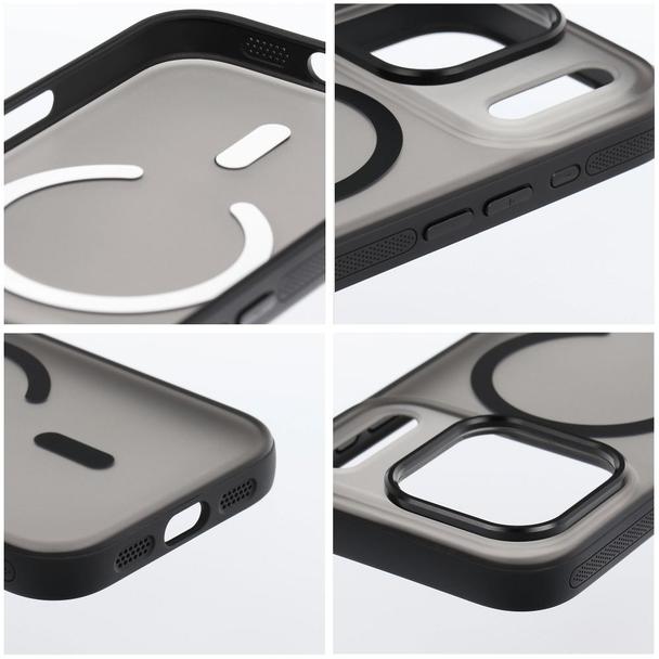 Etui na iPhone 18 Pro / 17 Pro Flexline Mag Cover zgodne z MagSafe czarne