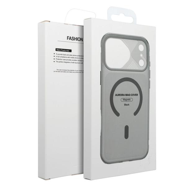 Etui na iPhone 15 PRO Aurora zgodne z MagSafe czarne
