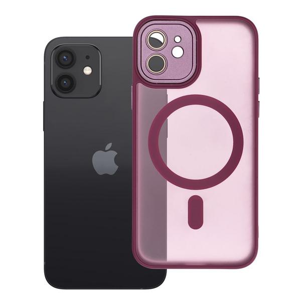 Etui na iPhone 12 Variete Mag Cover zgodne z MagSafe fioletowe
