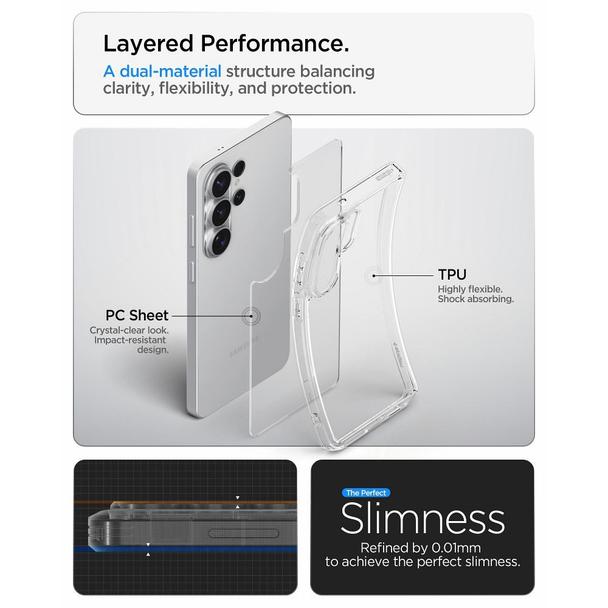 SPIGEN futerał ULTRA HYBRID do SAMSUNG S26 Ultra crystal clear