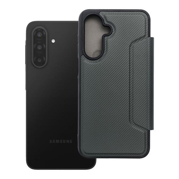 Etui z klapką na Samsung A17 5G Razor Book ciemnozielone