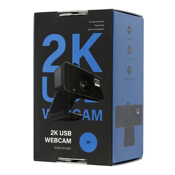 Kamera internetowa 2K 2560*1440/25fps ECM-CDV126D czarna