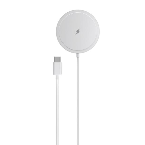 Ładowarka bezprzewodowa BLUE STAR Charing Pad 15w kompatybilna z MagSafe biała