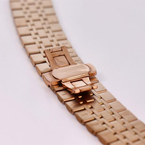 Pasek do zegarka 22 mm Titmo Strap S4 stalowa bransoleta złoty róż