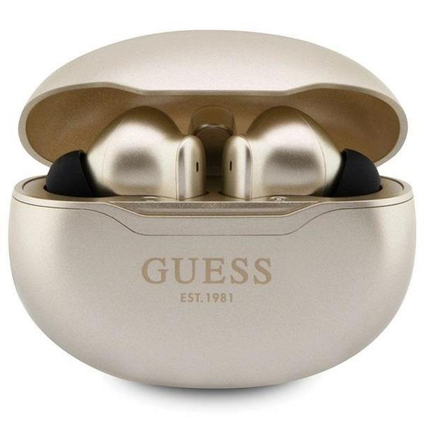 GUESS słuchawki bezprzewodowe bluetooth TWS + stacja dokująca GUTWST50ED (Classic EST) złote