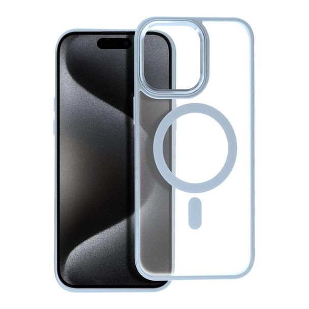 Futerał MATTE MAG COVER kompatybilny z MagSafe do IPHONE 15 Pro Max niebieski