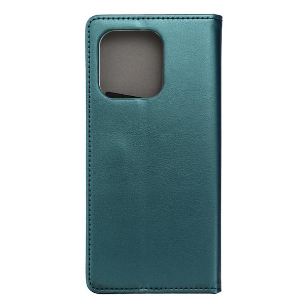 Etui z klapką na Motorola EDGE 60 FUSION Smart Magneto ciemnozielone