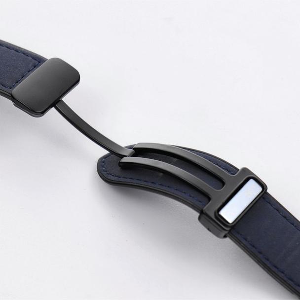 Pasek do zegarka 22 mm Titmo Strap S5 ekoskóra niebieski