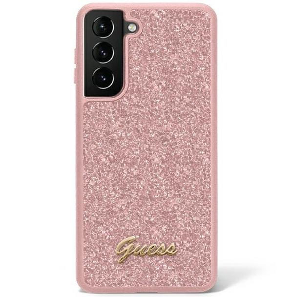 Oryginalne Etui GUESS Hardcase GUHCS23MHGGSHP do SAMSUNG S23 Plus (Fixed Glitter / różowy)