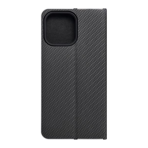 Kabura LUNA Book Carbon do IPHONE 14 Pro Max czarny
