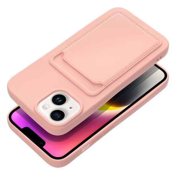 Futerał CARD CASE do IPHONE 14 różowy