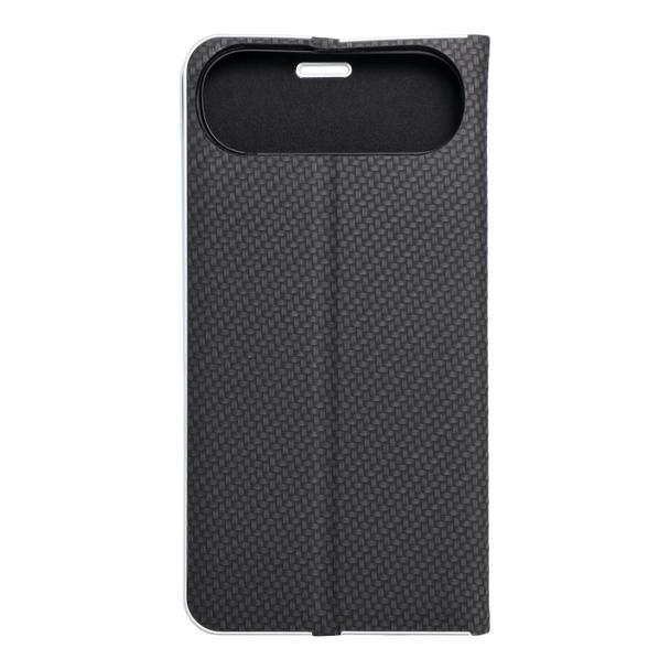 Etui z klapką na iPhone 17 AIR Luna Book Carbon czarne
