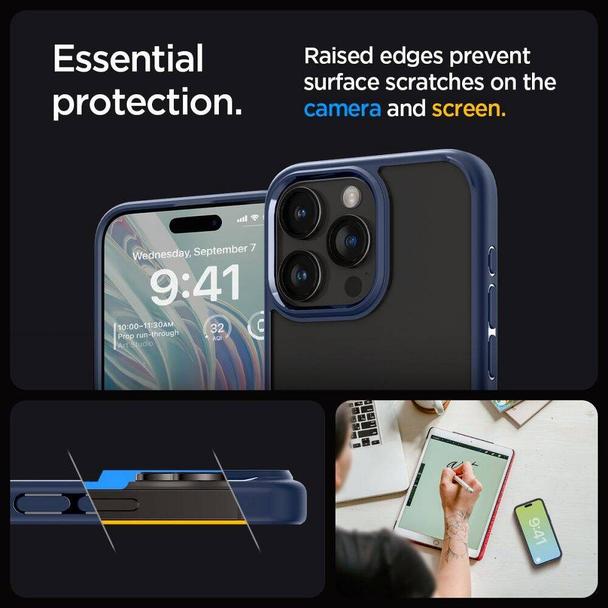 SPIGEN futerał ULTRA HYBRID do IPHONE 16 Pro Max navy blue