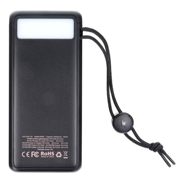 Powerbank Veger Tank Lite (W5001) PD QC3.0 5A 22,5W  50000 mAh czarny