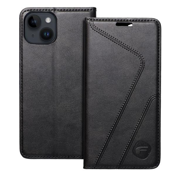 Pokrowiec na iPhone 14 Forcell F-Protect RFID Blocker Book czarny