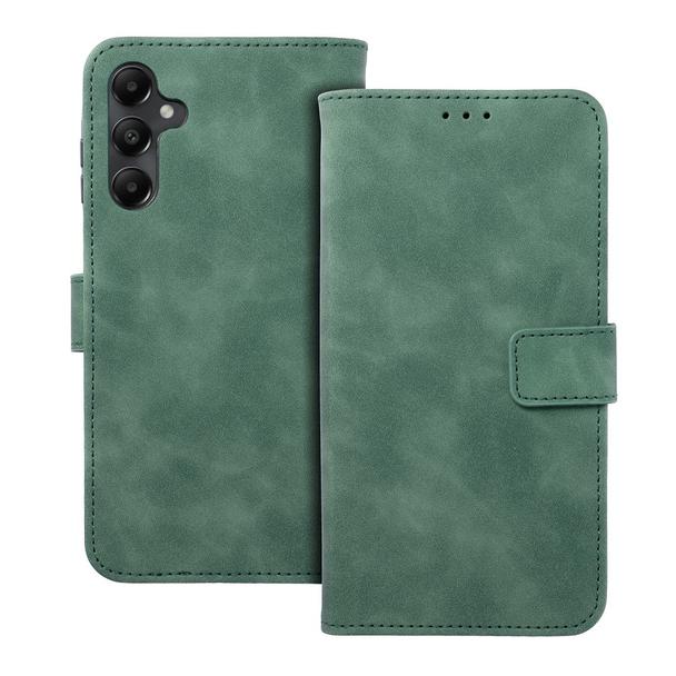 Etui z klapką na Samsung A15 4G / A15 5G Tender Book zielone