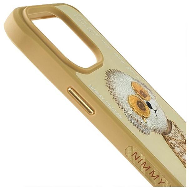 NIMMY futerał GLASSES COOL DOG do IPHONE 15 Pro khaki