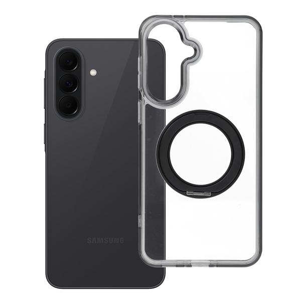 Etui na Samsung A37 Frame Circle Stand zgodne z MagSafe czarne
