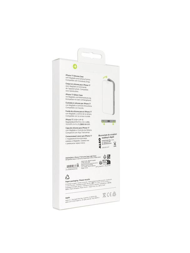 iPhone 17 Silicone Case with MagSafe - Light Moss 0INT