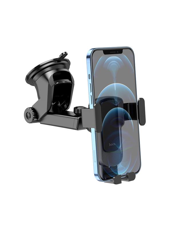 Uchwyt na telefon do samochodu grawitacyjny Hoco do szyby / deski CA104 czarny