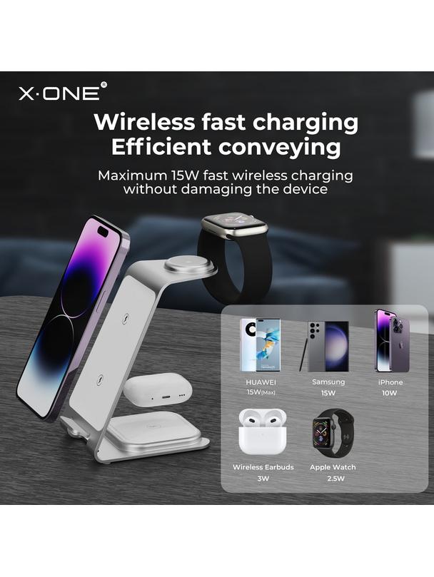 Ładowarka Bezprzewodowa X-ONE 3w1 22W