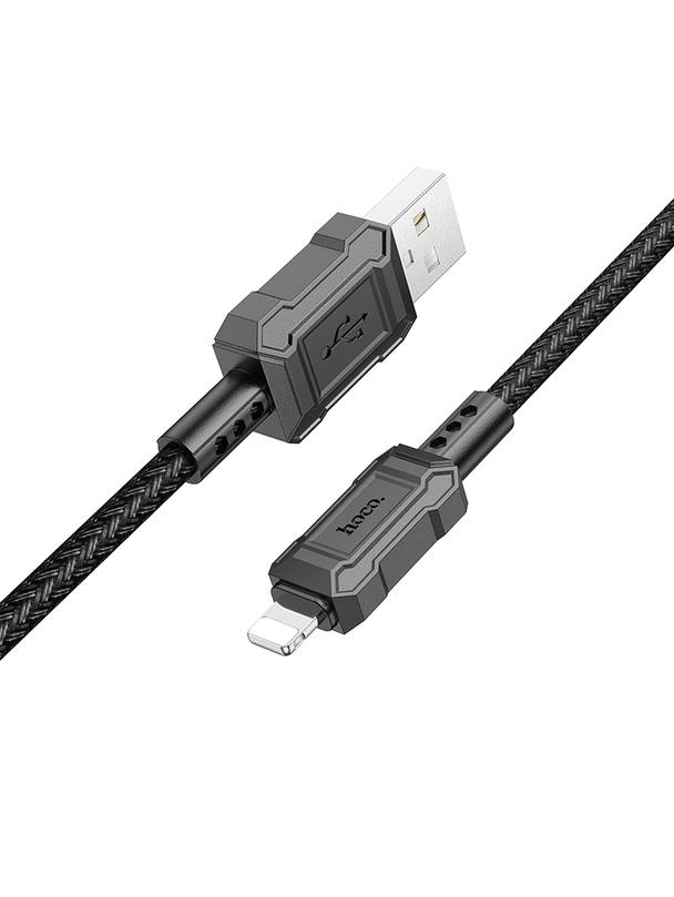 Kabel USB A do Lightning Hoco 2,4A 1 m X94 czarny