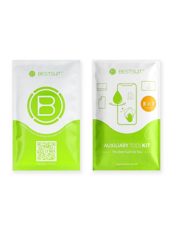 Szkło hybrydowe Bestsuit Flexible 5D Full Glue do Samsung Galaxy S10e czarny (Hot Bending)