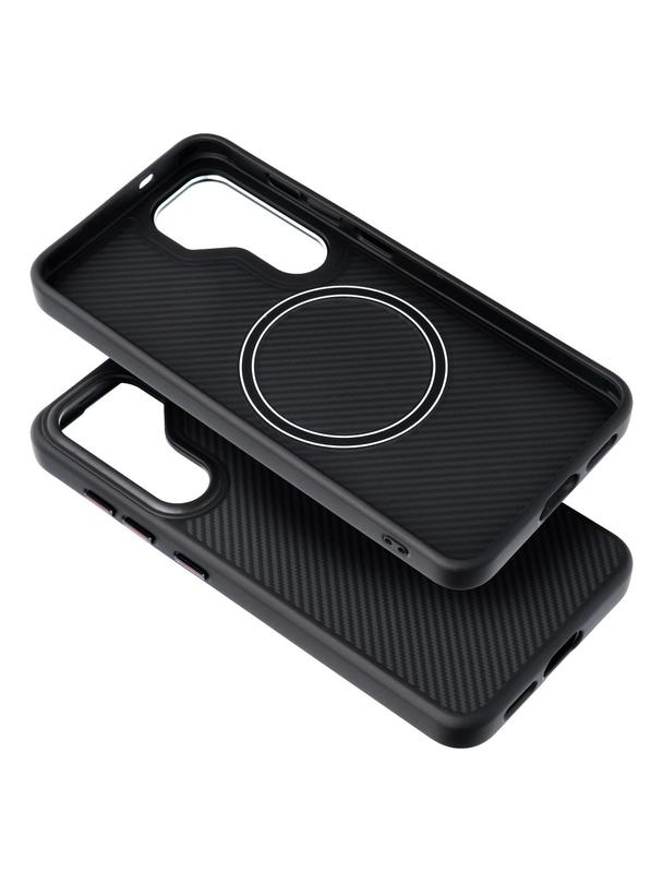 Etui na Samsung S26 Carbon Elite Mag Cover zgodny z MagSafe czarny