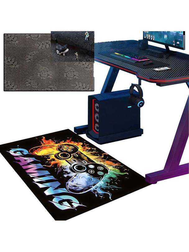 Mata ochronna pod krzesło wzór gamingowy 60 x 90 cm RC-K-1542