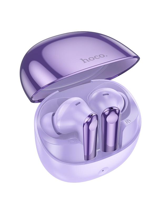 Słuchawki bezprzewodowe douszne Hoco TWS EQ11 fioletowe