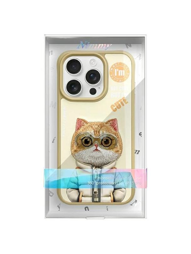 NIMMY futerał COOL&CUTE 2.0 Cat do IPHONE 15 Pro khaki