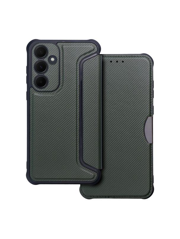 Kabura RAZOR Book do SAMSUNG A35 5G ciemnozielony