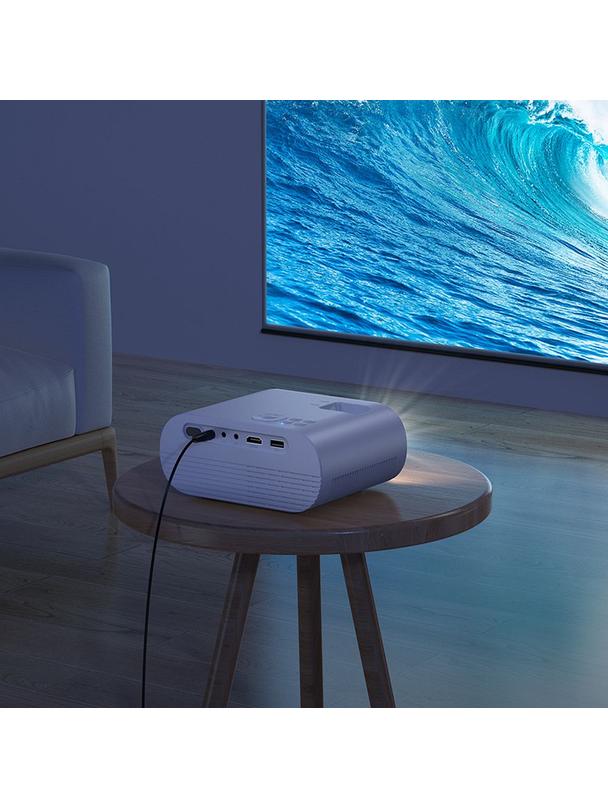 Projektor HD Ready Hoco Wi-Fi Bluetooth 720P DT1 biały