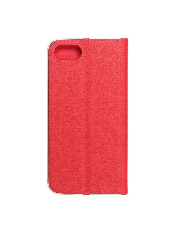 Kabura LUNA Book Gold do IPHONE 7 / 8 / SE 2020 / SE 2022 czerwony
