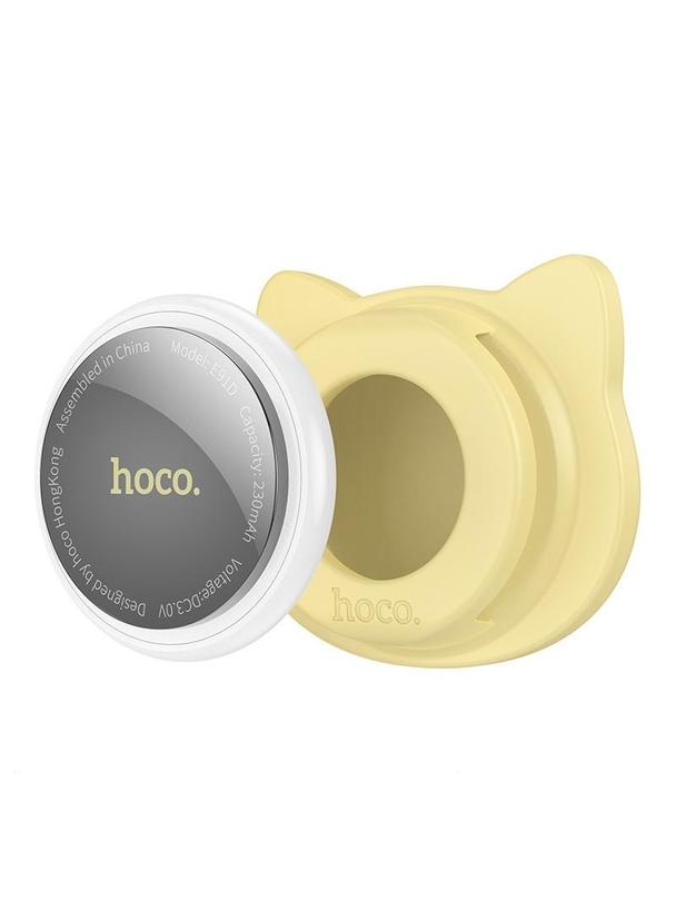 Lokalizator zgodny z Apple Find My Hoco w kształcie kota E91D beżowy