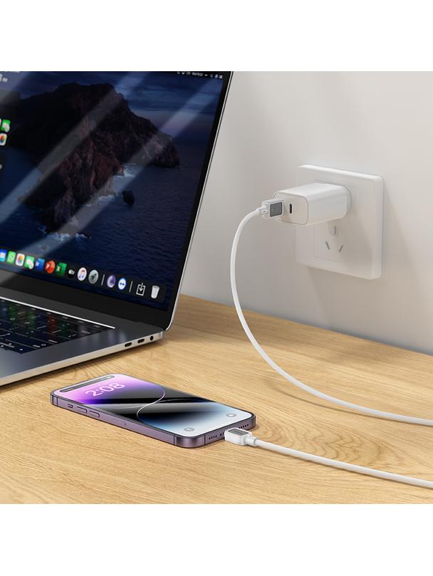 Kabel USB A do Lightning Hoco 2,4A 1 m X108 biały