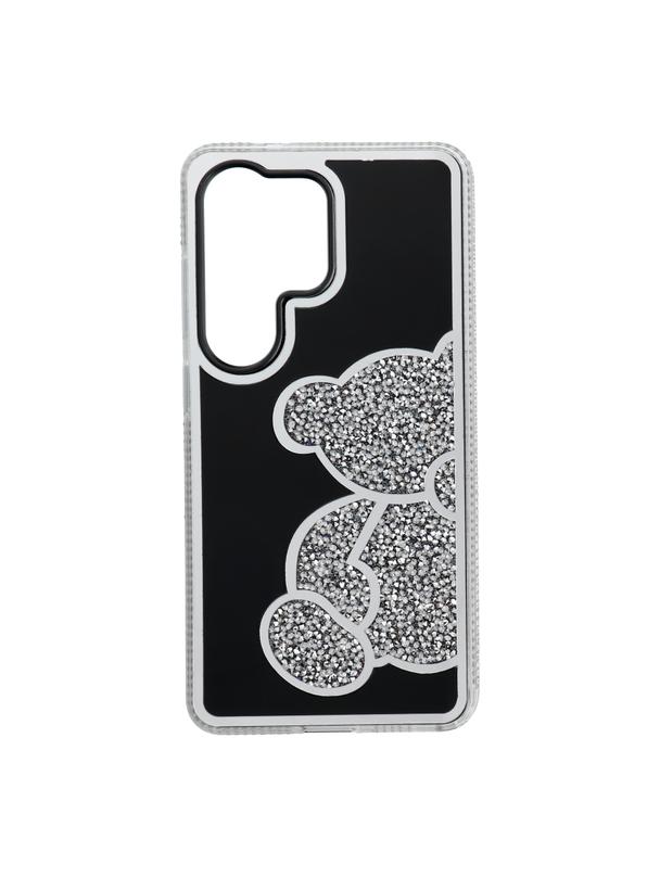 Futerał TEDDY BEAR do SAMSUNG S26 Ultra srebrny