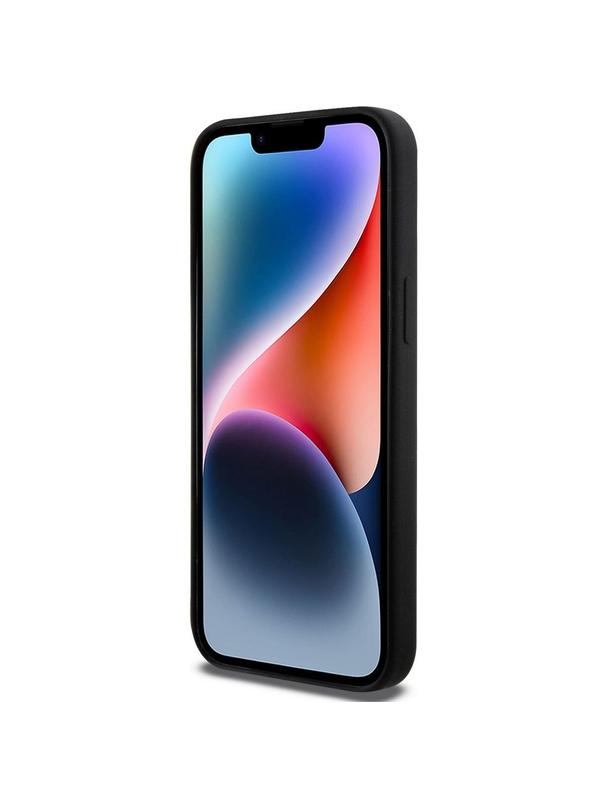 KARL LAGERFELD futerał do IPHONE 14 Pro Max KLHCP14XSCMSMVK (Silicone Sign Metal Logo) czarny