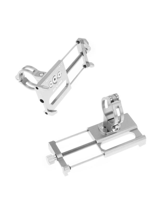 GUB uchwyt rowerowy na kierownicę G85 Aluminium srebrny