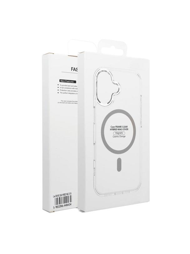 Futerał FRAME CLEAR HYBRID MAG COVER kompatybilny z MagSafe do SAMSUNG A36 transparentny