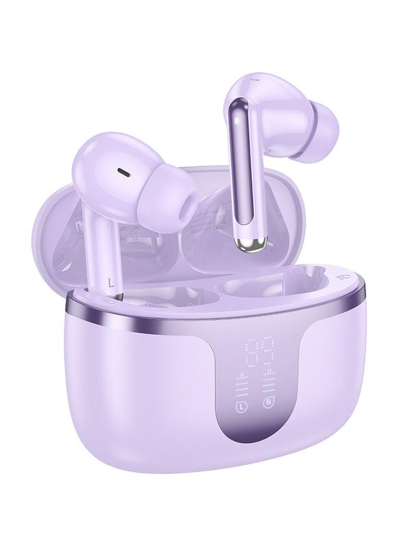 Słuchawki bezprzewodowe douszne Hoco TWS EQ10 fioletowe