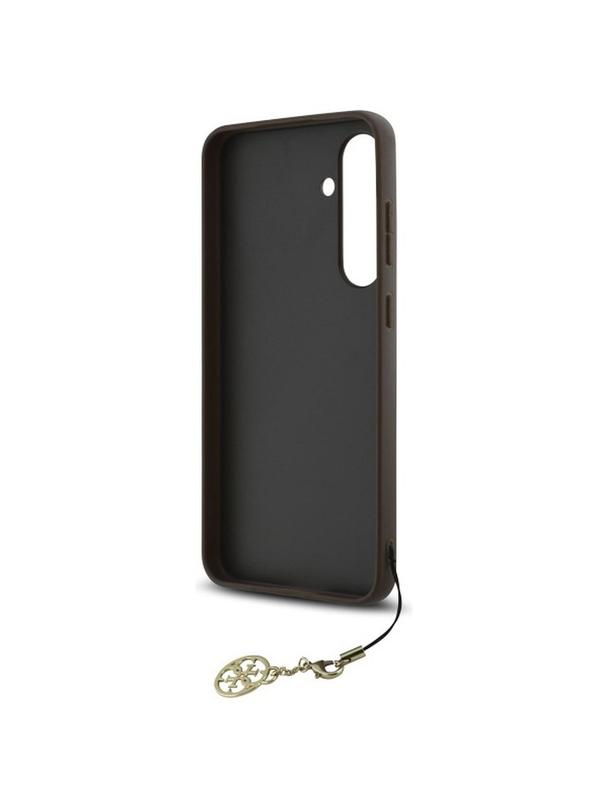 GUESS futerał do SAMSUNG S24 FE GUHCS24FEGF4GBR (HC PU 4G Charm) brązowy