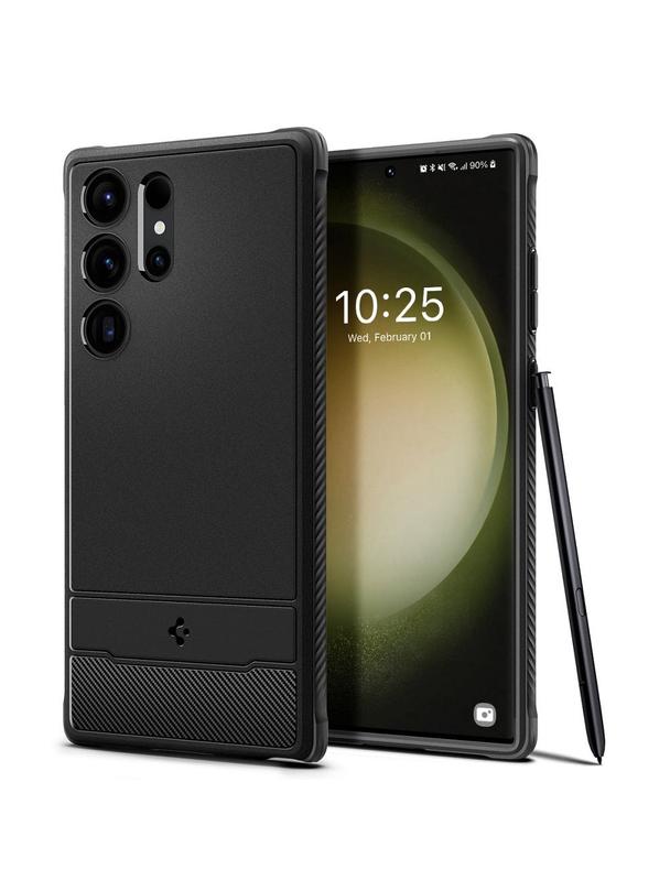 SPIGEN futerał RUGGED ARMOR do SAMSUNG S23 Ultra matte black