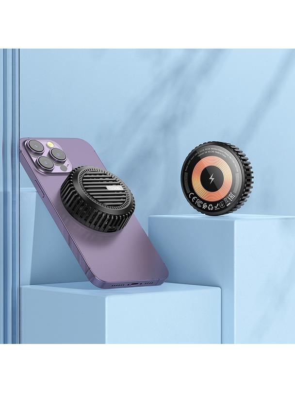 Ładowarka indukcyjna Hoco 15W zgodna z MagSafe CW57 czarna