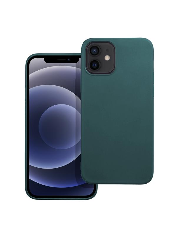 Futerał MATT do IPHONE 12 ciemnozielony