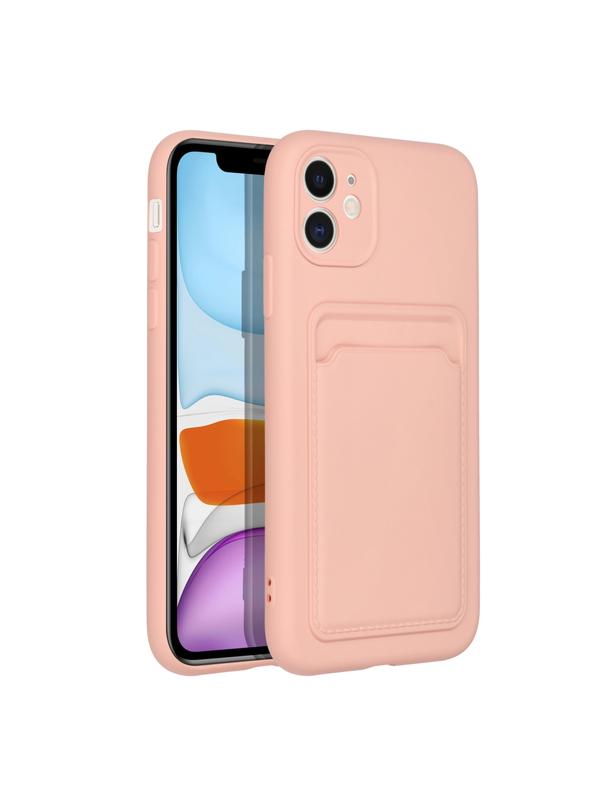 Futerał CARD CASE do IPHONE 11 różowy