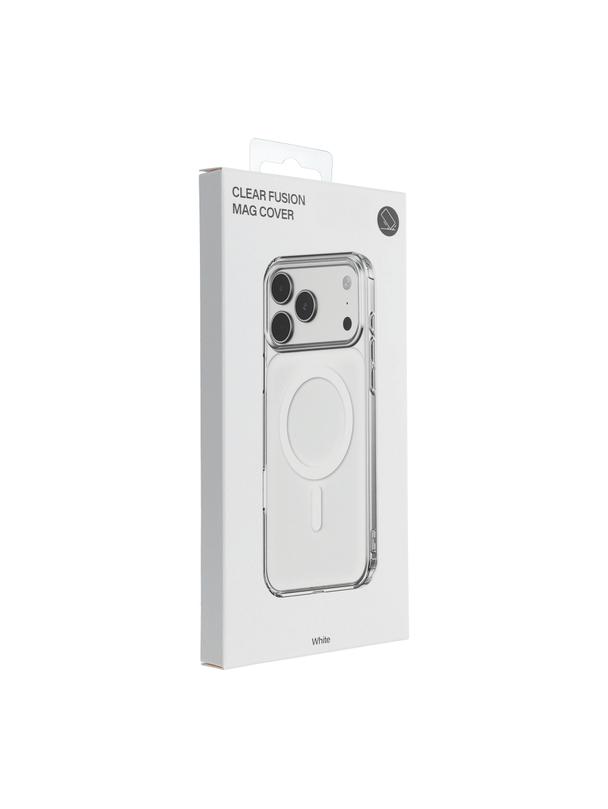 Futerał CLEAR FUSION MAG COVER kompatybilny z MagSafe do IPHONE 17 Air biały